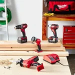 Milwaukee 2695-24 M18 18V Cordless Power Tool Combo Kit with Hammer Drill, Impact Driver, Reciprocating Saw, and Work Light (2 Batteries, Charger, and Tool Case Included) - Image 3