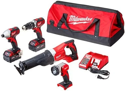 Milwaukee 2696-24 M18 Cordless Compact Combo Tool Kit - Image 1