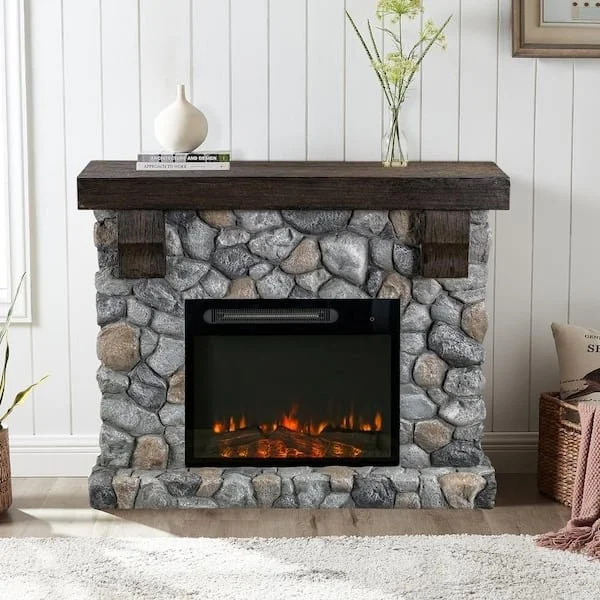 Festivo 44 in. Freestanding Electrics Fireplaces - Image 1