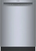 Bosch SHE3AEM5N 100 Series Dishwashers 24″ Stainless Steels