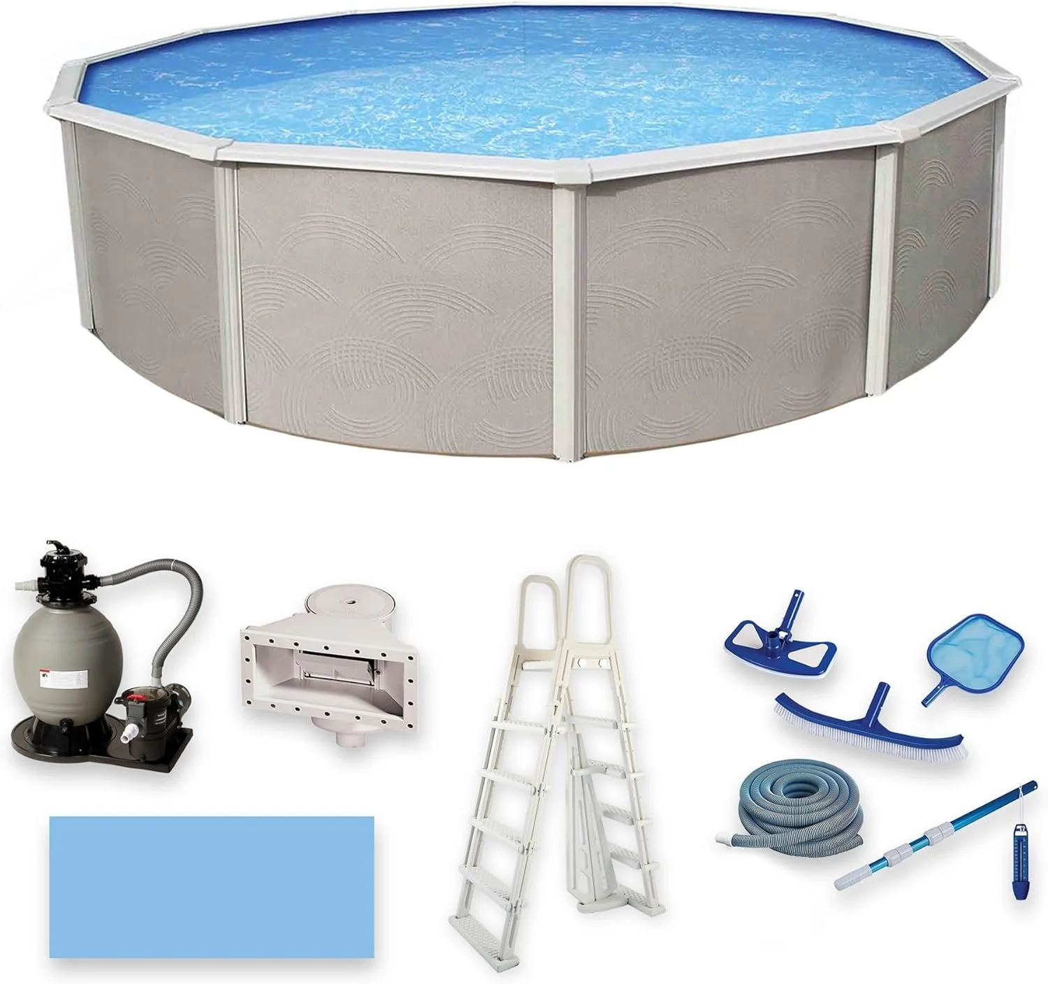 Blue Wave Belize 15′ Round Above Ground Pools - Image 1