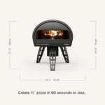 Gozney Roccbox Outdoor Pizza Ovens, Black, Portable, Gas & Wood Fired, Restaurant-Grades - Image 2