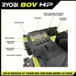 80V Max HP Lithium 54″ Brushless Electric Zero Turn Lawn Mower - Image 20