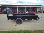5′ X 10′ Utility Trailer Straight Deck 18″ Sides Tall Gate - Image 9