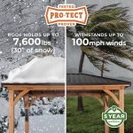 Cordova 14×10 Outdoor Gazebo with Steel Frame and Weather-Resistant Canopy - Image 3