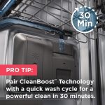 Frigidaire Gallery 24″ Dishwasher with CleanBoost, Stainless Steel - Image 9