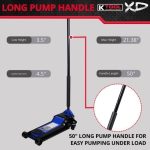 K Tool Heavy-Duty Low-Profile 3.33 Ton Floor Jack - Image 4