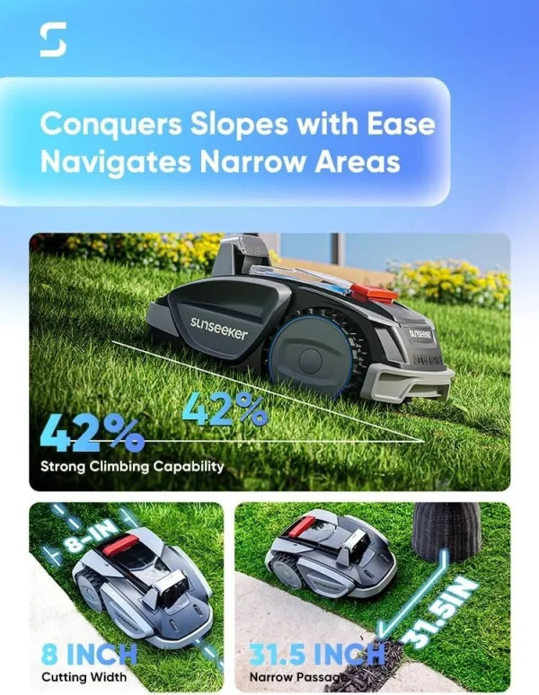Sunseeker V3 Quiet Lawn Mowers. - Image 2