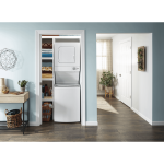 Whirlpool WET4024HW 24 inch White Electric Washer/Dryer Stacked Laundry Center - Image 4