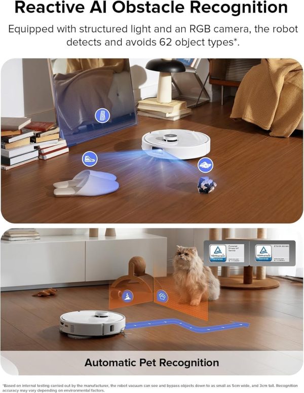 Roborock Qrevo Edge S5A Robot Vacuum & Mop, 18,500Pa, Zero-Tangle - Image 24