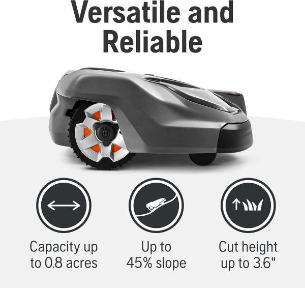 Husqvarna 440iQ Robotic Lawn Mower, 2 Acre, Wire-Free, Charging Station - Image 9