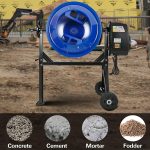 BILT HARD 4 Cu. Ft. Electric Cement Mixer – 550W Portable with Wheels - Image 2