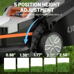 Litheli 13″ 20V Cordless Lawn Mower with 4.0Ah Battery - Image 4