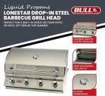 Bull 30″ Lonestar Select Stainless Steel Drop-In Grill - Image 5