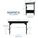Rockport XL Steel Grill Gazebo - Image 3