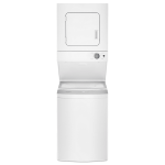 Whirlpool WET4024HW 24 inch White Electric Washer/Dryer Stacked Laundry Center