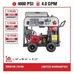 Simpson BB65106 Big Brute Professional 4000 PSI (Gas-Hot Water) Pressure Washer - Image 13