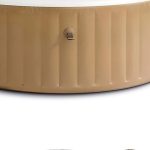 Intex: PureSpa: Sahara Tan Inflatable Hot Tub Set – 6 Person – 85″ Round Outdoor Heated Bubble Spa, Jet Massage, Cover, Hard Water Treatment System - Image 10