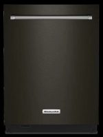 KitchenAid – Top Control Built-In Dishwasher with Stainless Steel Tub, FreeFlex Third Rack, 44dBA – Black stainless steel - Image 3