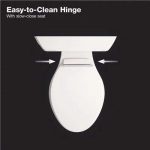 Kohler Highline Arc The Complete Solution 2-piece 1.28 GPF Single Flush Elongated Toilet in White - Image 3