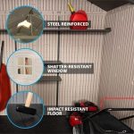 Lifetime Outdoor Storage Shed – 8′ x 12.5′ - Image 14