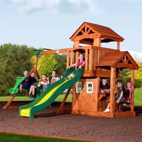 img-2854.jpg TANGLEWOOD SWING SET - Image 1