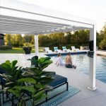 Windham 12 Ft. W x 10 Ft. D Steel Pergola with Canopy - Image 3