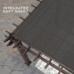 Backyard Discovery 12 ft. x 10 ft. Steel Traditional Pergola - Image 3